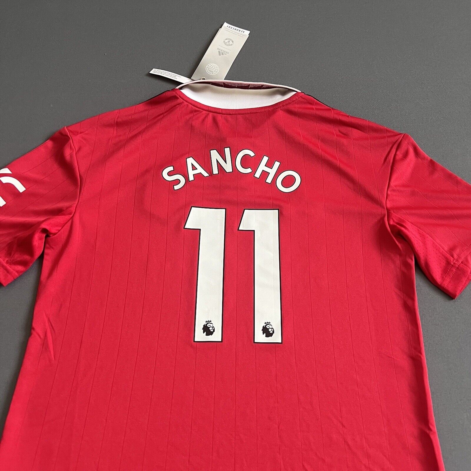 Sancho Manchester United Jersey 22-23 Home Size M Boys Adidas Football Shirt