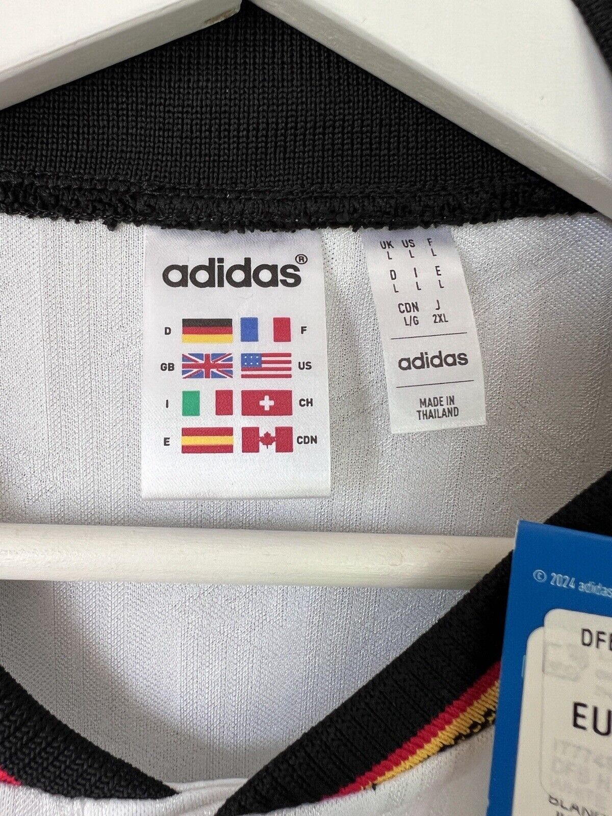 Germany Jersey 1996 Home Soccer Football Adidas IT7749 Mens Size L