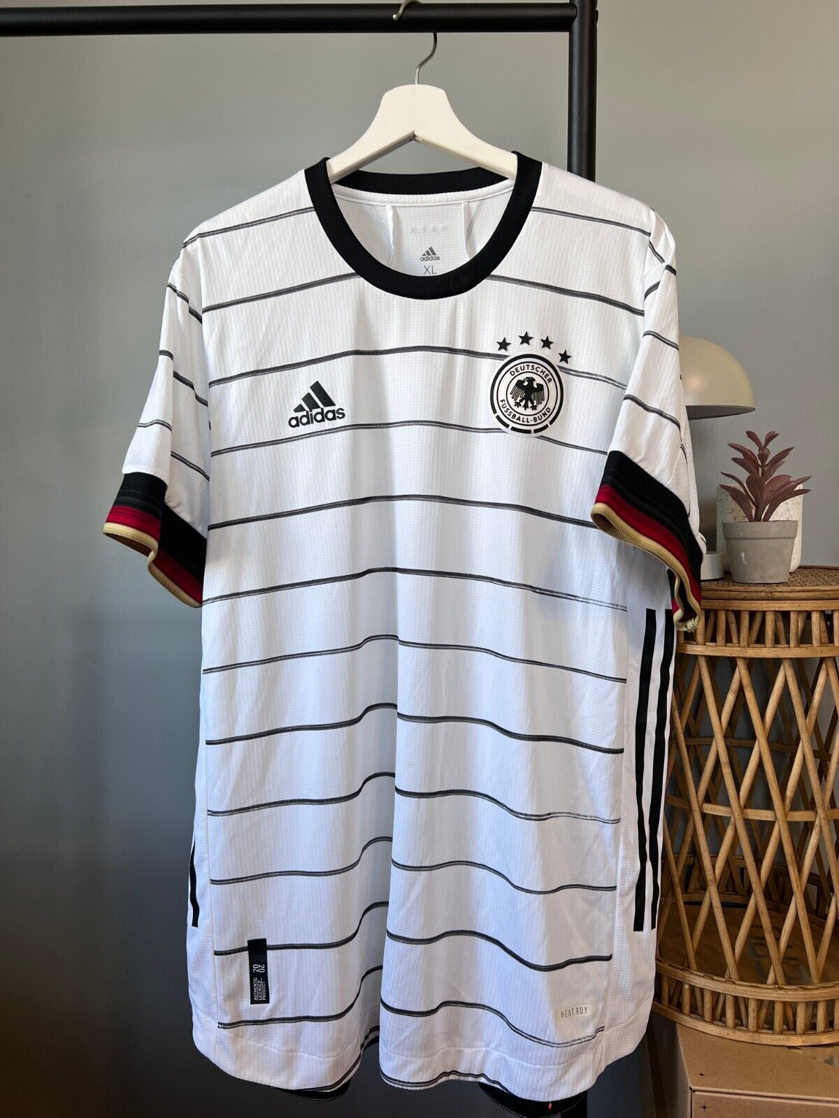 Germany Jersey 2020 Home Player Issue Football Shirt Adidas EH6104 Mens Size XL
