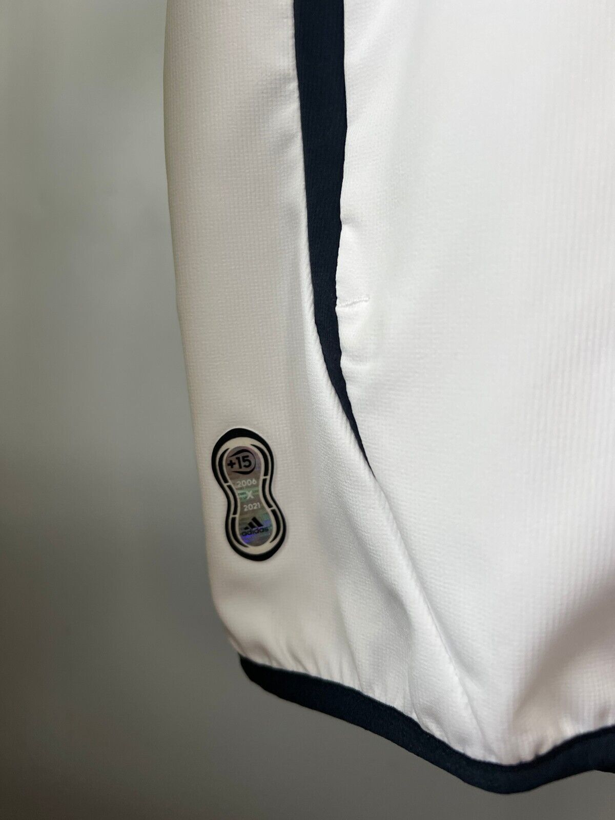 Real Madrid Teamgeist Jacket 2006 x 2021 White Soccer Adidas HA2537 Mens Size M