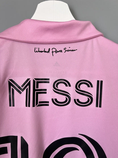 Messi Inter Miami Jersey 22/23 Home Soccer Shirt JE9701 Adidas Mens Size XS