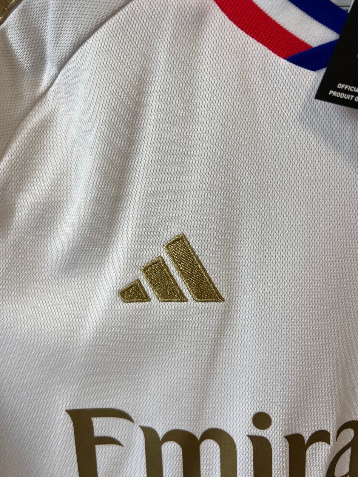Olympique Lyonnais 23/24 Home Jersey Soccer Football Shirt Adidas Size XL Boys
