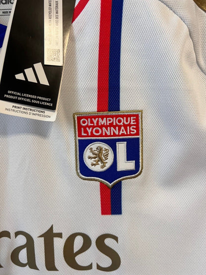 Olympique Lyonnais 23/24 Home Jersey Soccer Football Shirt Adidas Size XL Boys