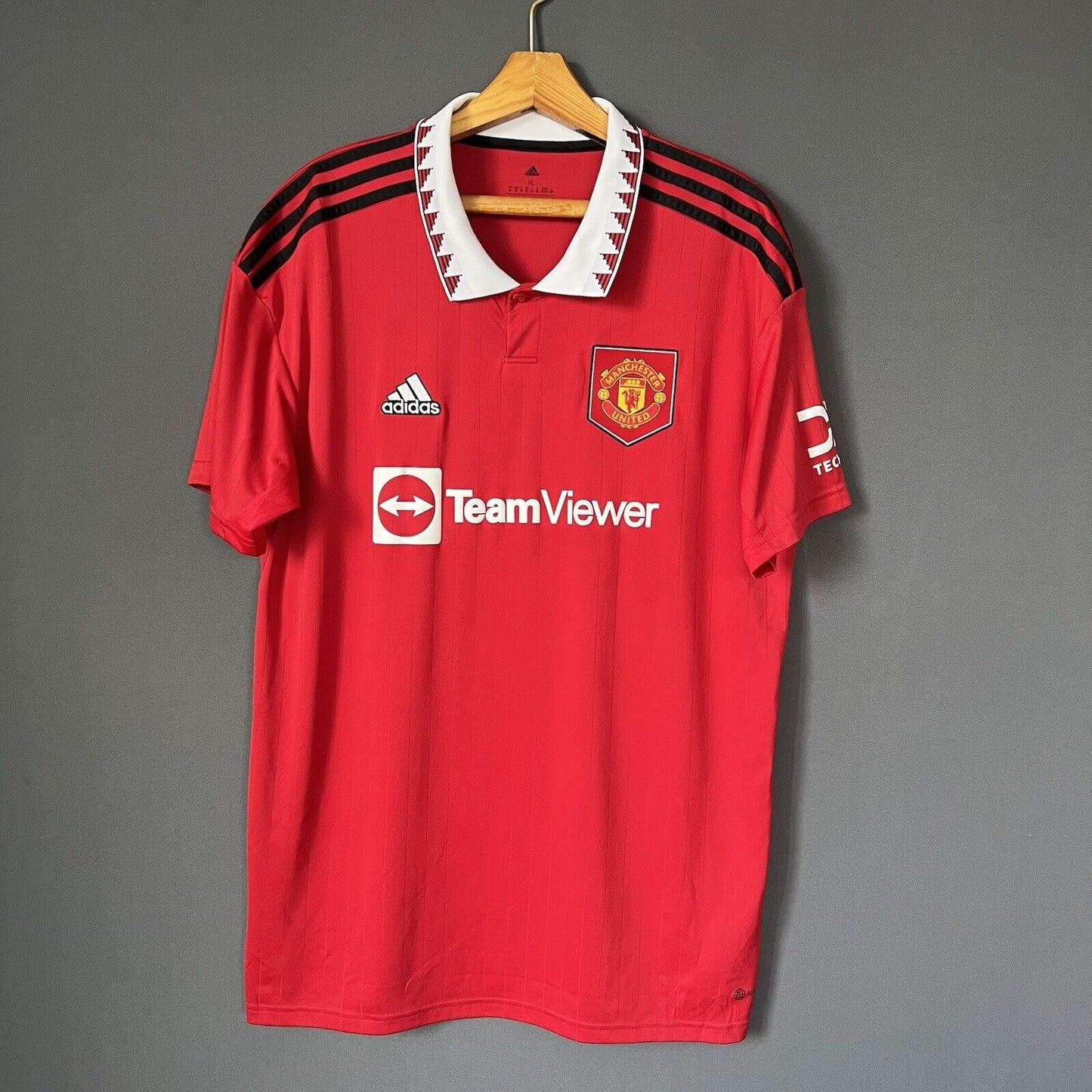 Manchester United Jersey 2022-23 Home Mens Football Shirt Size XL H13881 Adidas