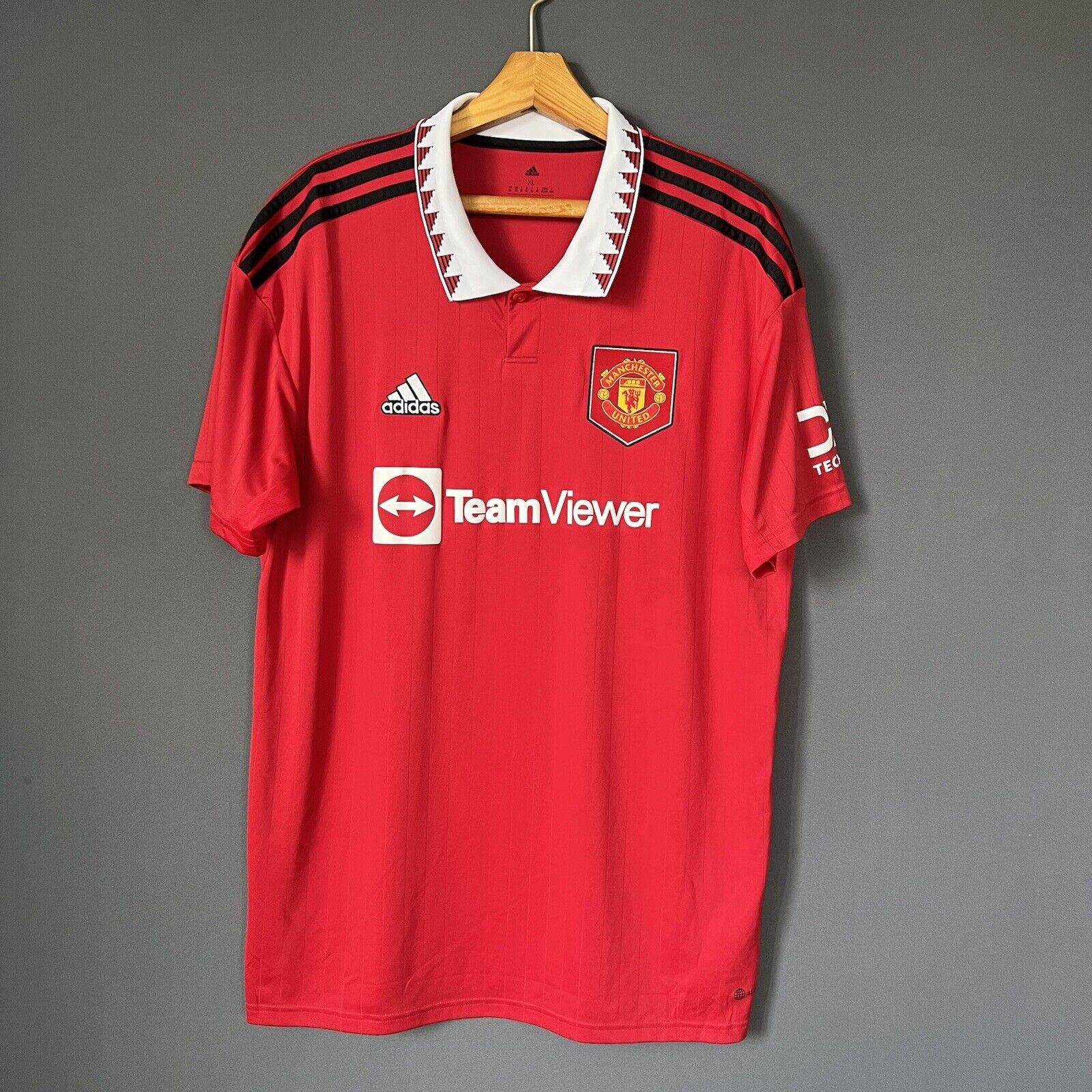 Manchester United Jersey 2022-23 Home Mens Football Shirt Size XL H13881 Adidas