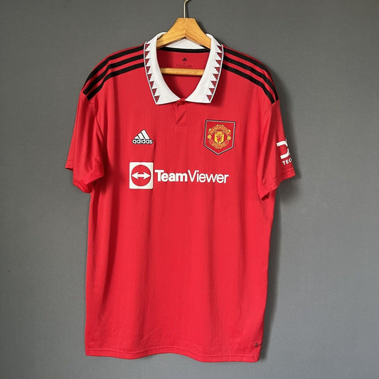Manchester United Jersey 2022-23 Home Mens Football Shirt Size XL H13881 Adidas