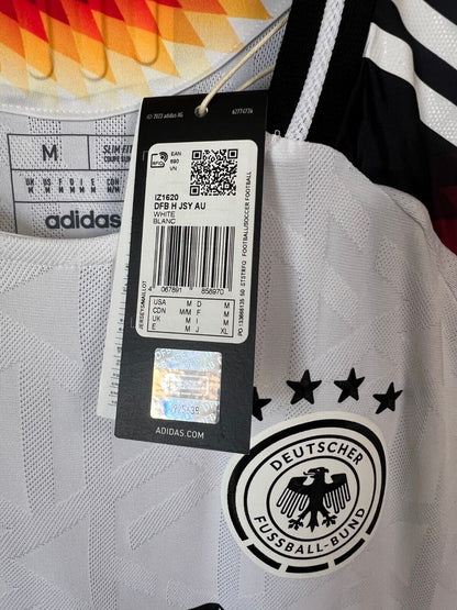 Germany Jersey 2024 Home Authentic Mens Soccer Shirt Adidas IZ1620 Size M