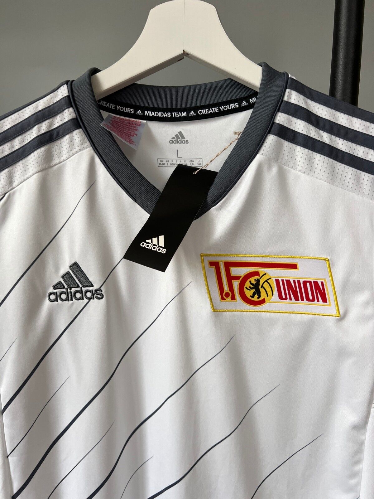 1. FC Union Berlin Jersey 20/21 Away Soccer Football Shirt Adidas Boys Size L