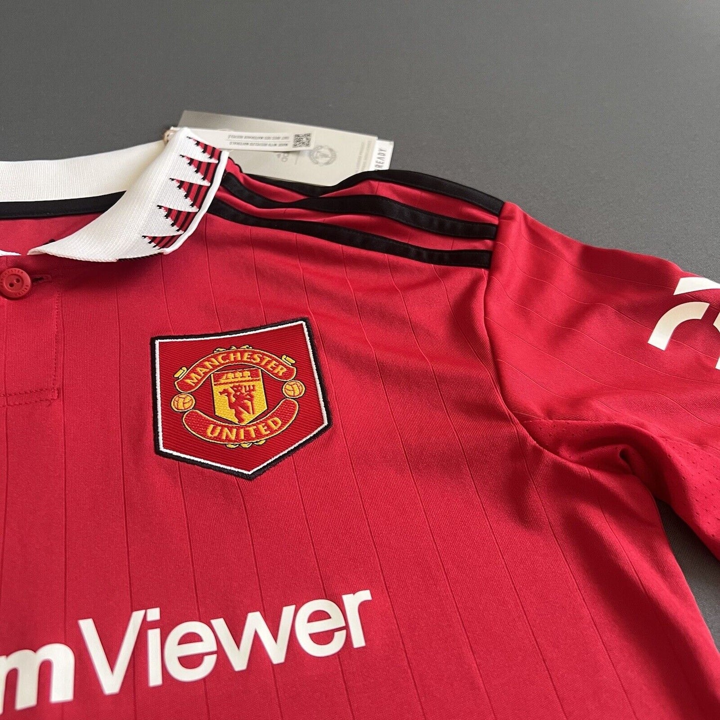 Sancho Manchester United Jersey 22-23 Home Size M Boys Adidas Football Shirt
