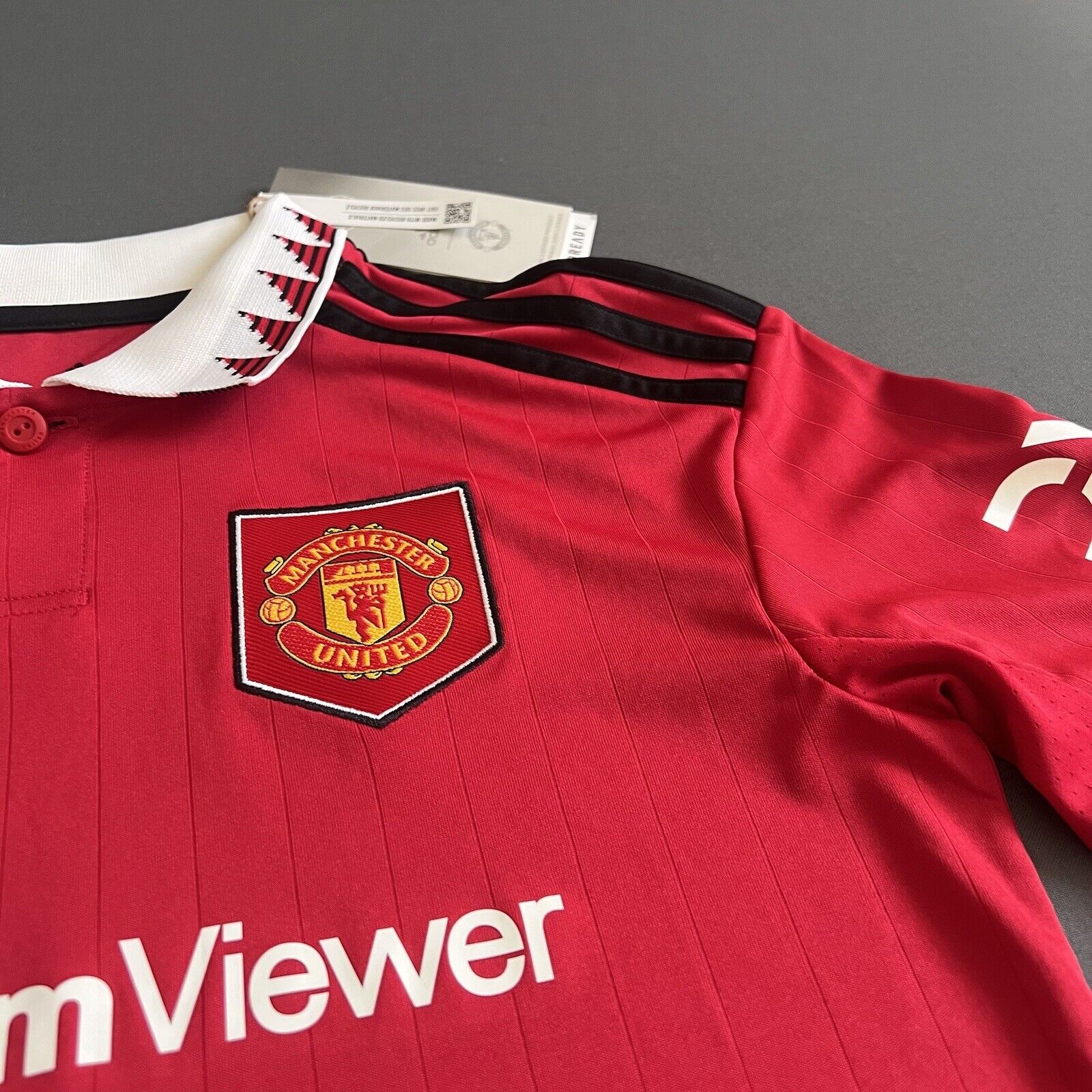 Sancho Manchester United Jersey 22-23 Home Size M Boys Adidas Football Shirt