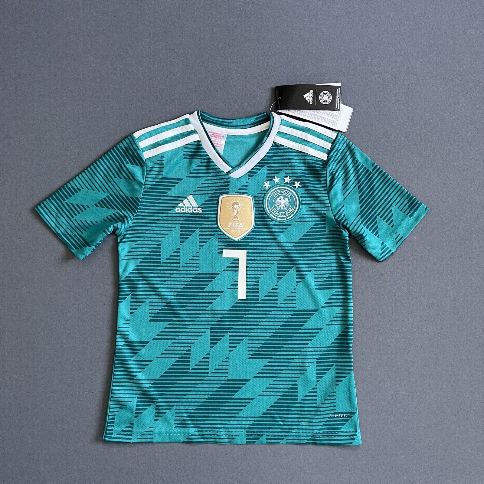 Draxler Germany Jersey 2018 2019 Away Size S Boys Football Shirt Trikot Adidas