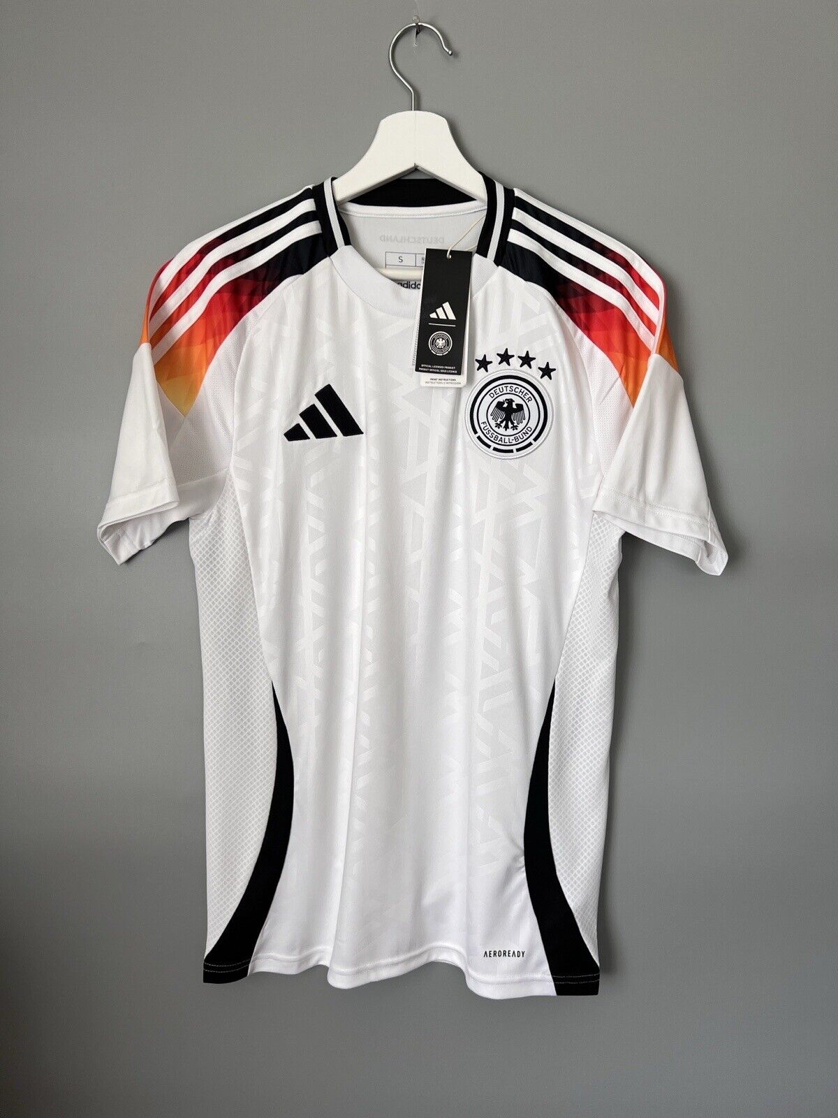 Germany Jersey 2024 Home Soccer Football Shirt Adidas IP8139 Mens Size S