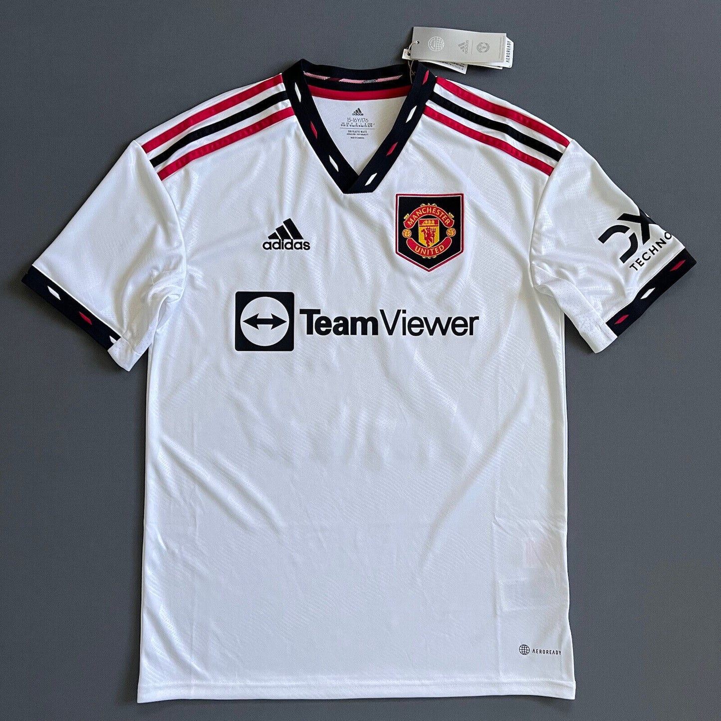 Sancho Manchester United Jersey 22-23 Away Size XL Boys Adidas Football Shirt