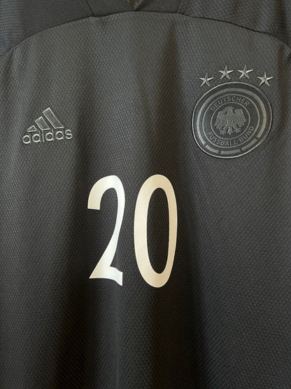 Gnabry Germany Jersey 2020 Away Soccer Shirt EH6117 Adidas Mens Size L