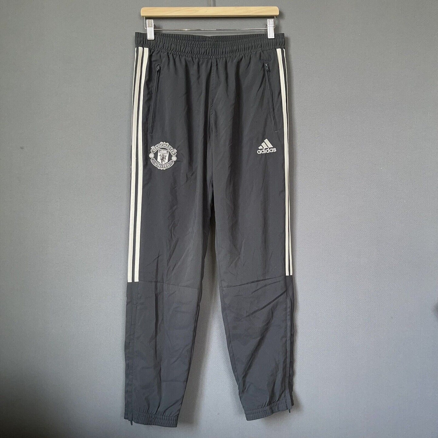 Manchester United Pants Size M Adult Mens Soccer Football Adidas [FR3855]
