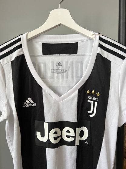 Ronaldo Juventus Jersey 18/19 Home Soccer Shirt Adidas CF3497 Womens Size M