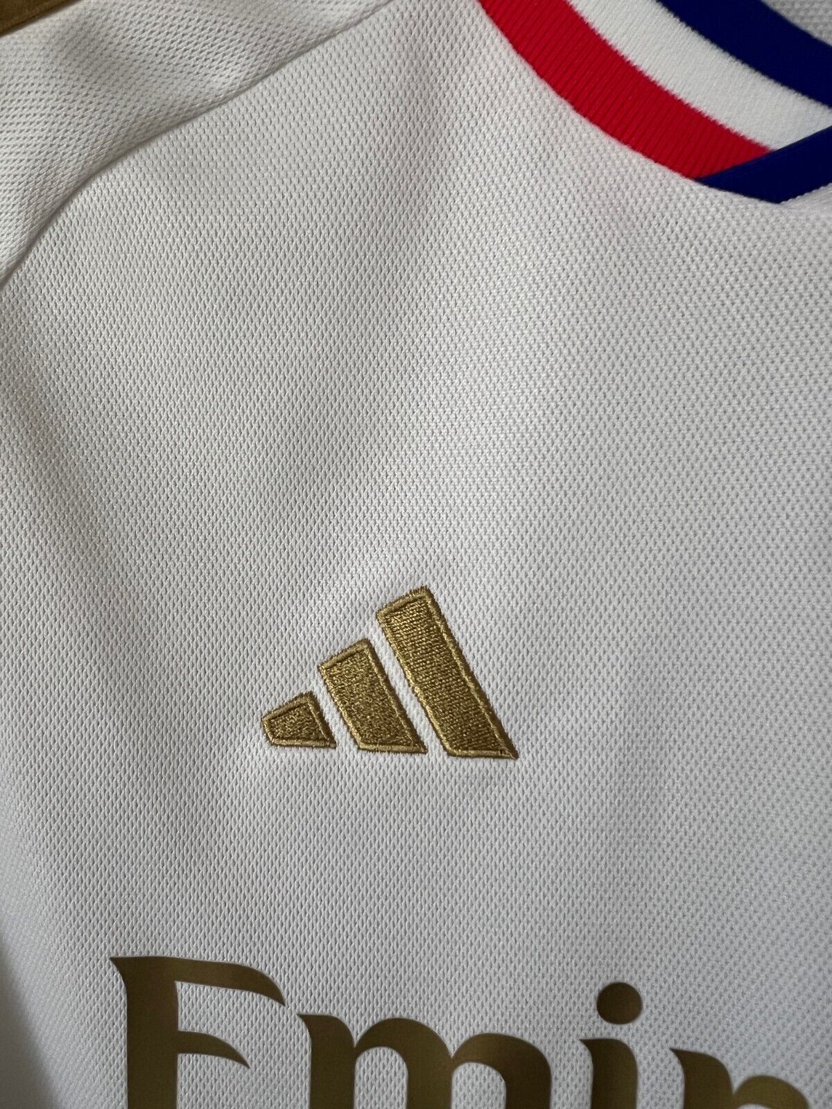 Olympique Lyon 23/24 Home Jersey Soccer Football Shirt Adidas Size XL Boys