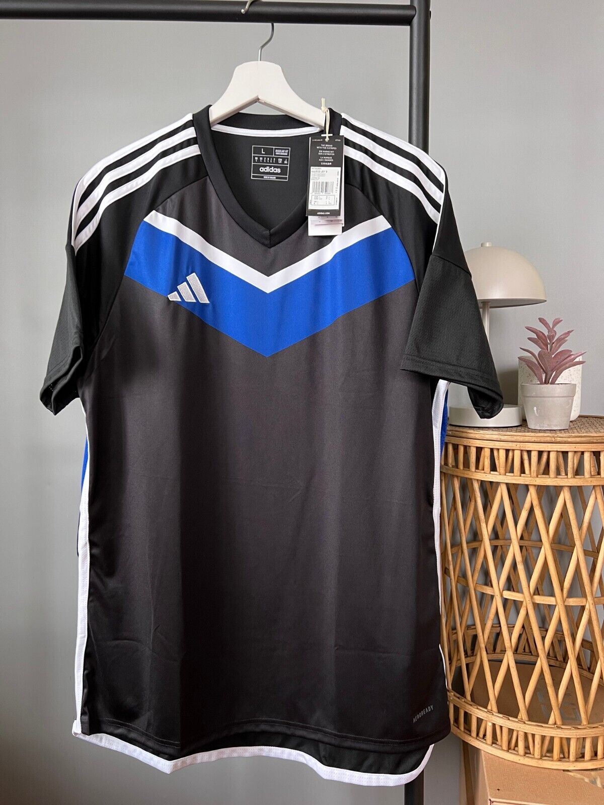 Adidas Jersey Training Soccer Football Shirt Adidas Mens Size L