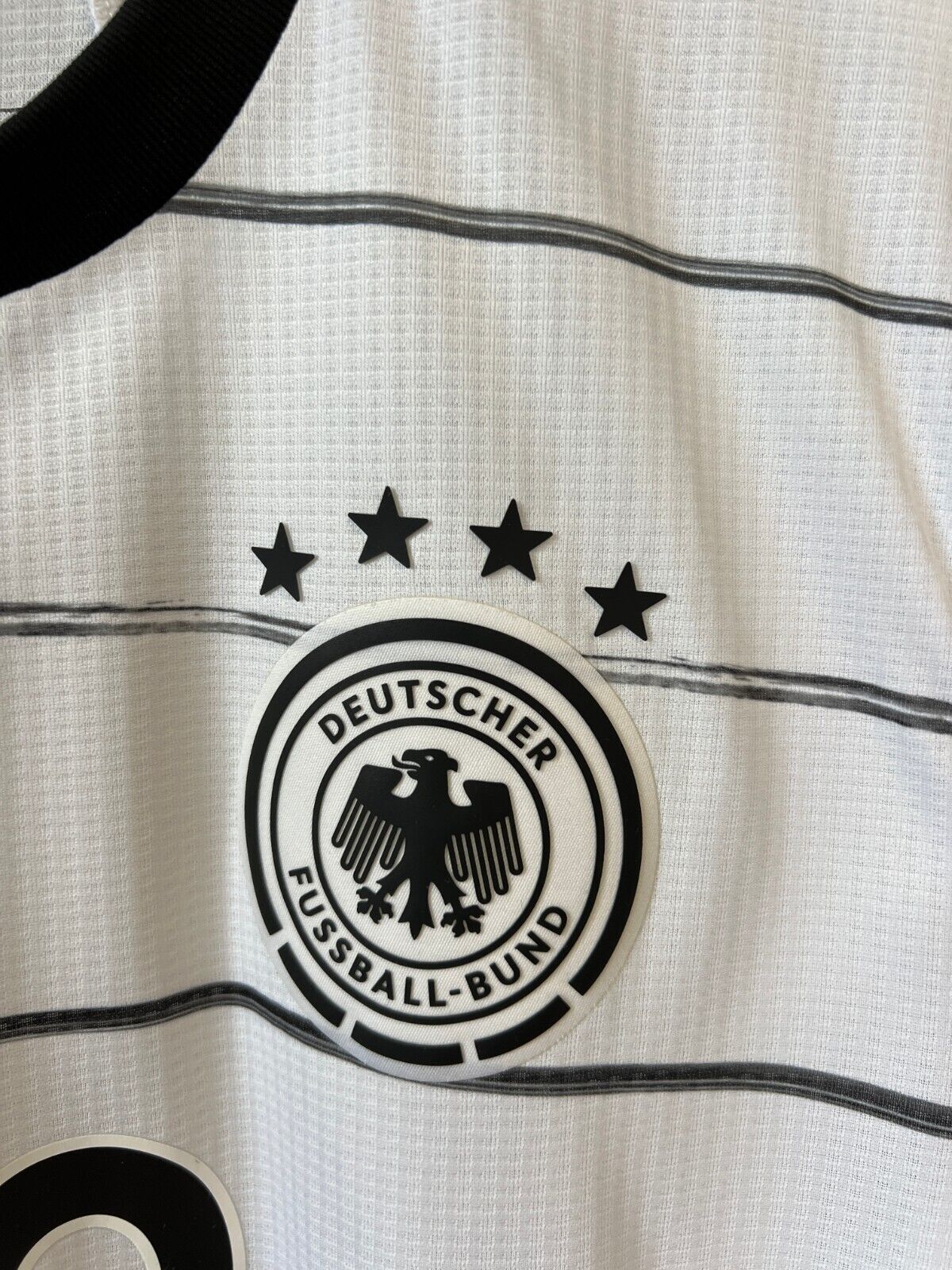 Goretzka Germany Jersey 2020 Home Authentic Soccer Shirt EH6104 Adidas Mens Sz M