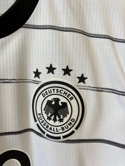 Goretzka Germany Jersey 2020 Home Authentic Soccer Shirt EH6104 Adidas Mens Sz M