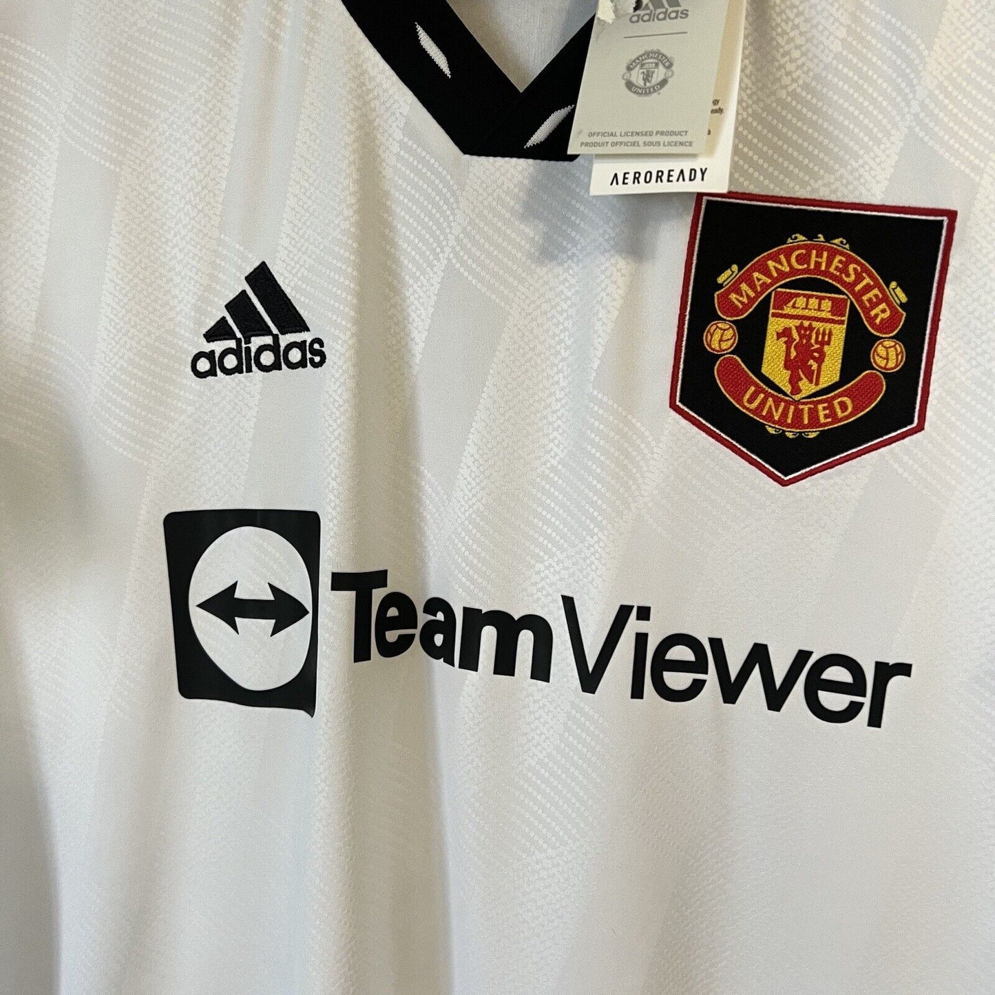 Sancho Manchester United Jersey 2023 Away Adidas H13880 Football Shirt Medium
