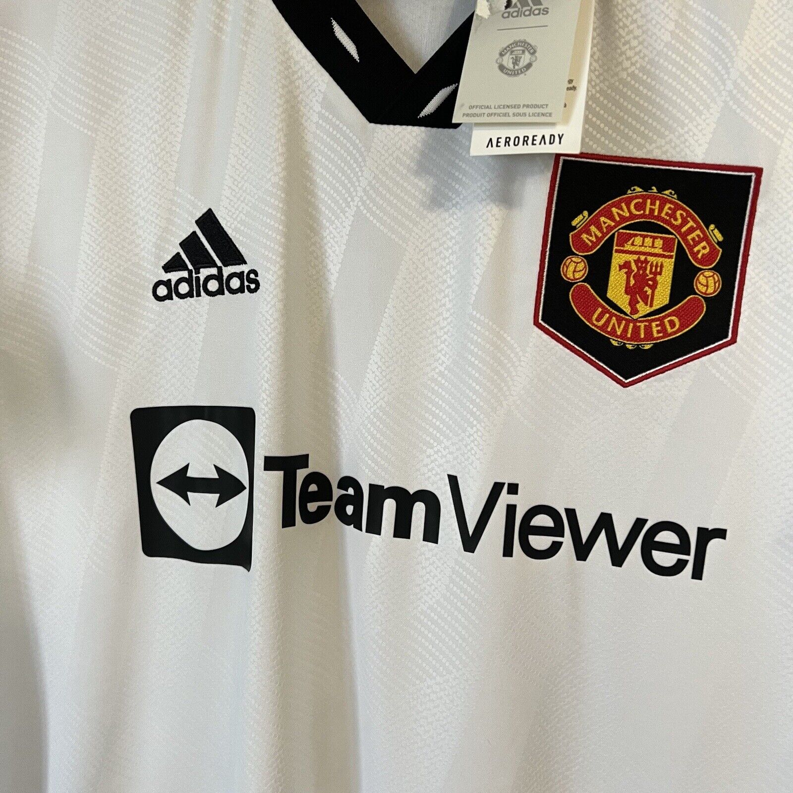 Sancho Manchester United Jersey 2023 Away Adidas H13880 Football Shirt Medium