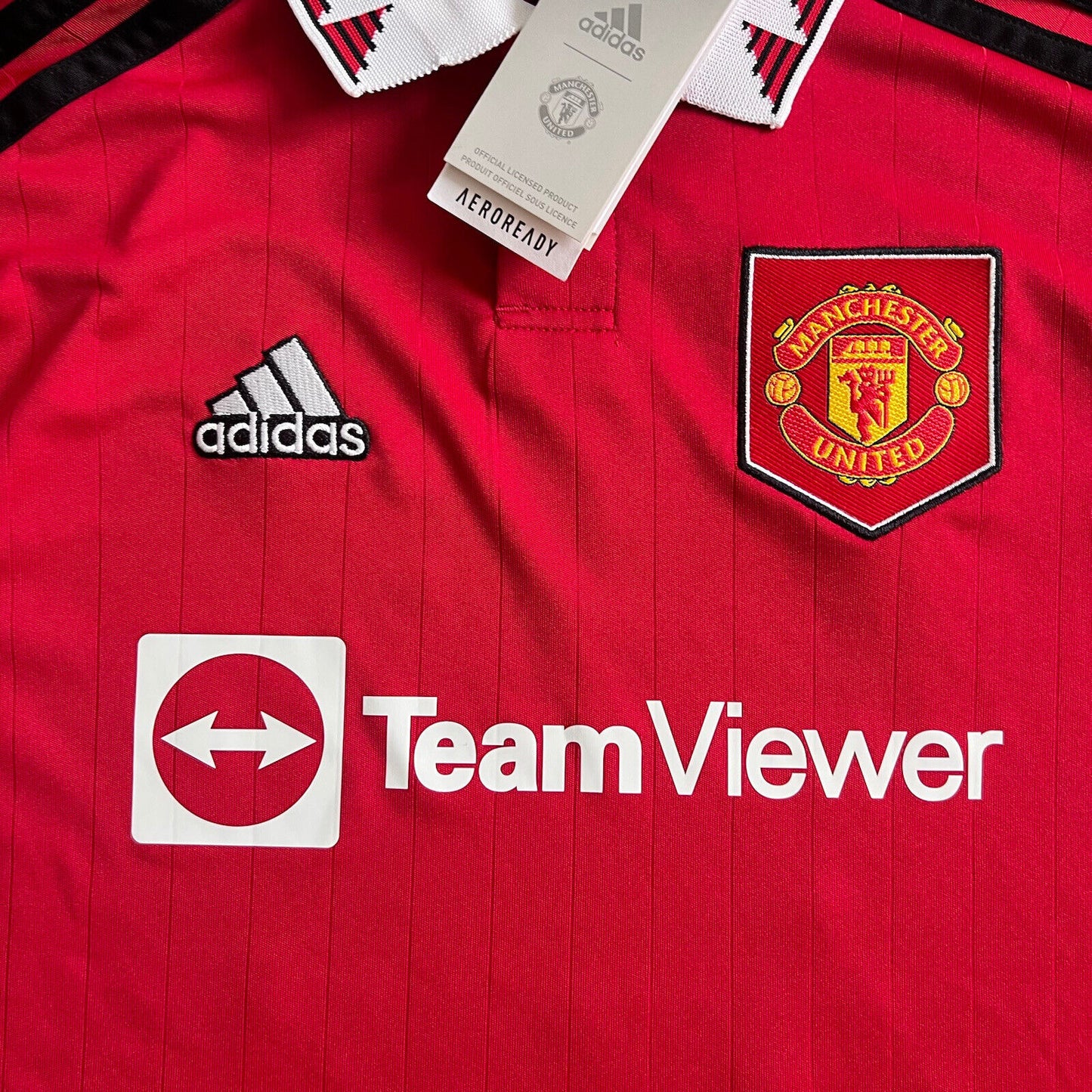 Sancho Manchester United Jersey 22-23 Home Size S Boys Adidas Football Shirt