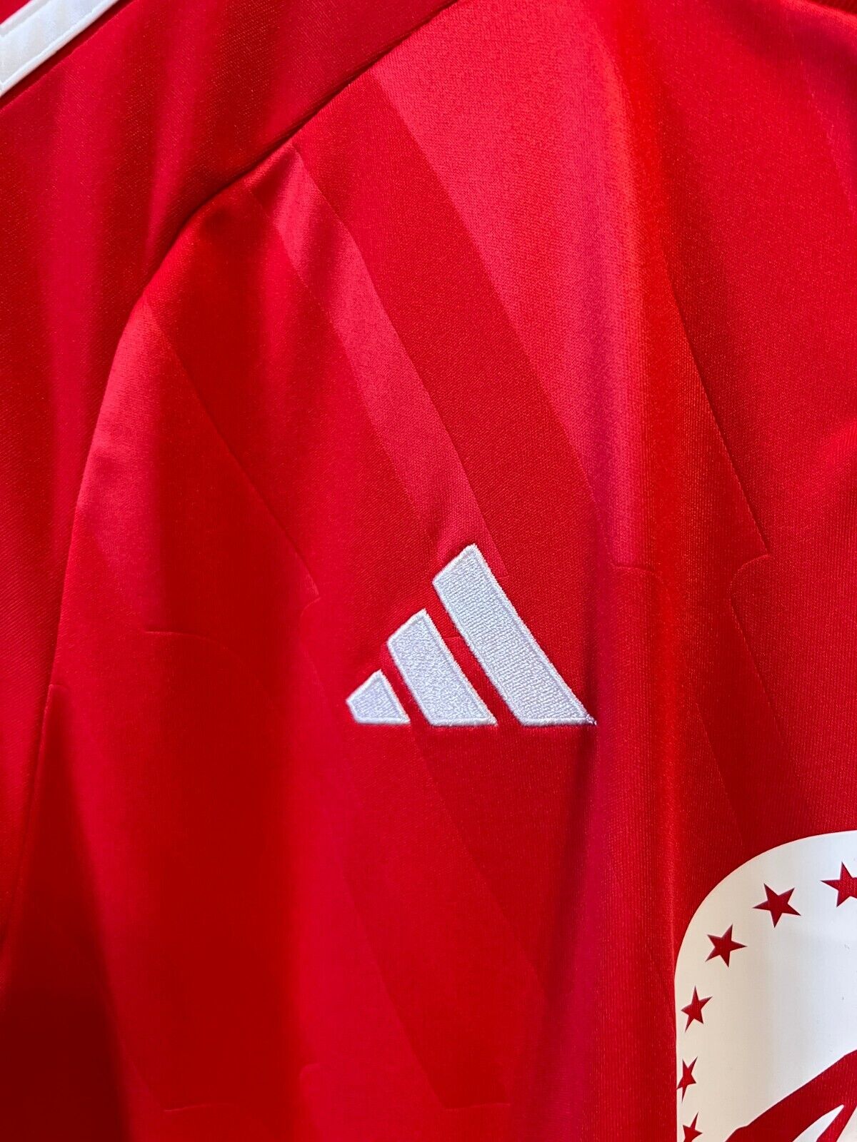 adidas 1. FC Union Berlin 23/24 Home Jersey - Red Soccer Football Shirt Size L