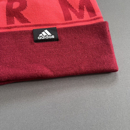 MUNSTER RUGBY BOBBLE HAT BEANIE ADIDAS MENS SIZE OSFM