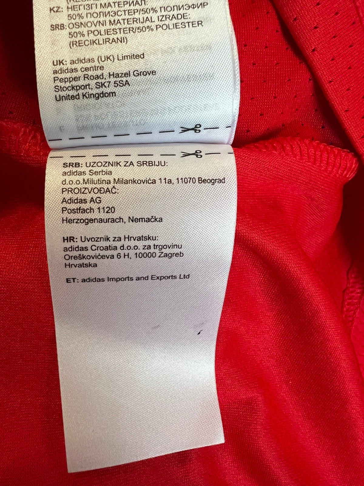 1. FC Union Berlin Jersey 20/21 Home Soccer Football Shirt Adidas Mens Size S