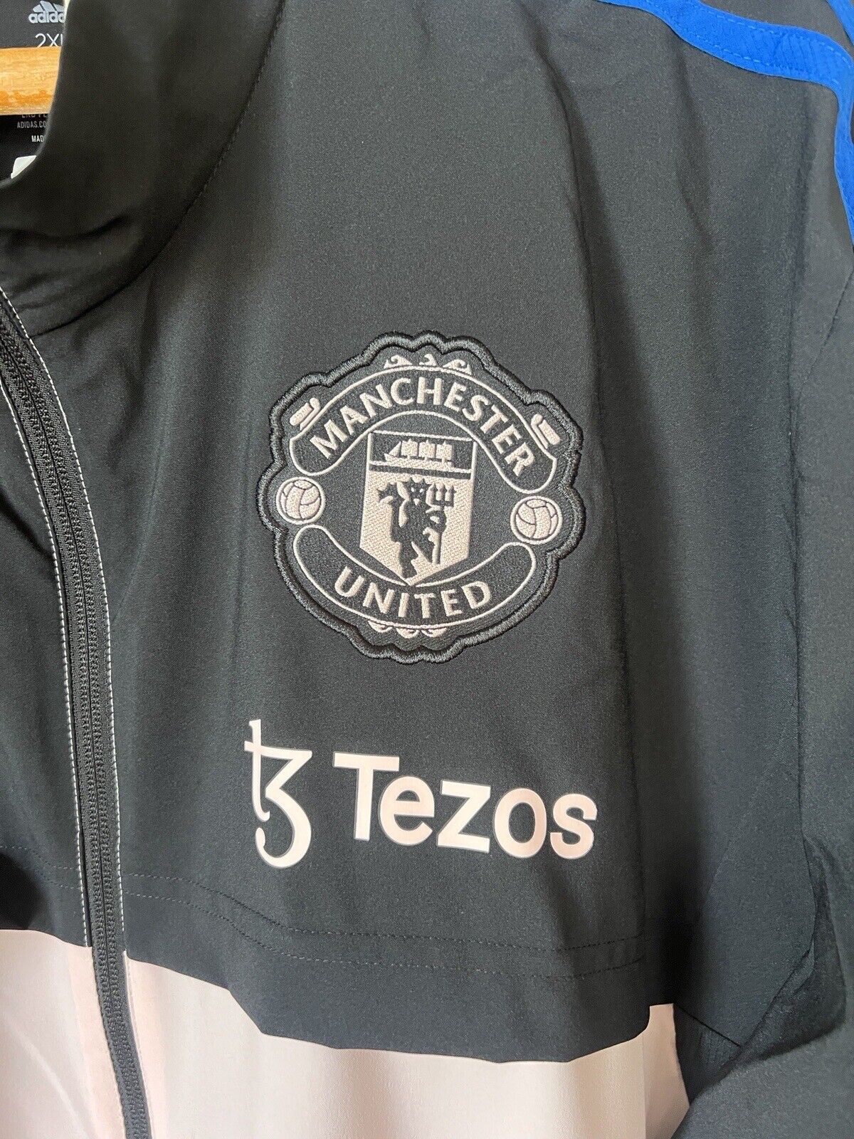 Manchester United Presentation Jacket Adidas HT4297 Soccer Mens Size XXL