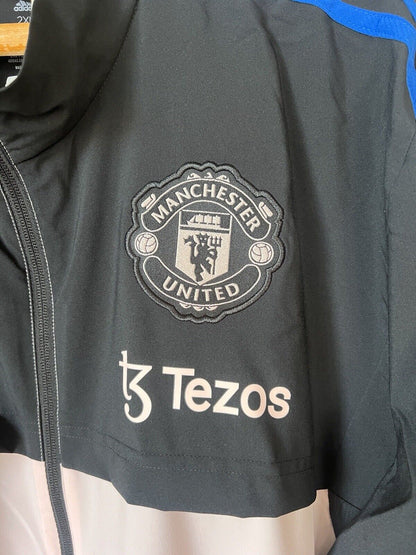 Manchester United Presentation Jacket Adidas HT4297 Soccer Mens Size XXL