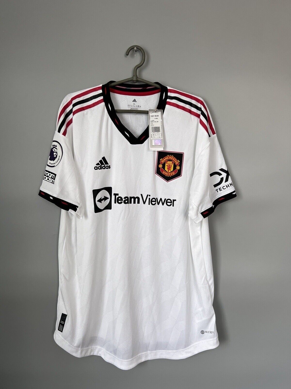 Rashford Manchester United Jersey 22/23 Away Mens Soccer Shirt Adidas Size XL