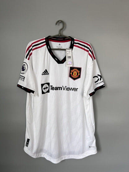 Rashford Manchester United Jersey 22/23 Away Mens Soccer Shirt Adidas Size XL