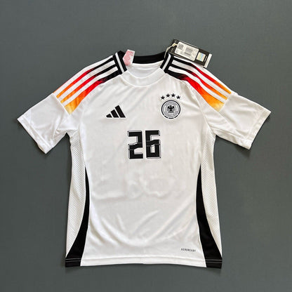 Undav Germany Jersey 2024 Home Soccer Football Adidas DFB IP6130 Boys Size M