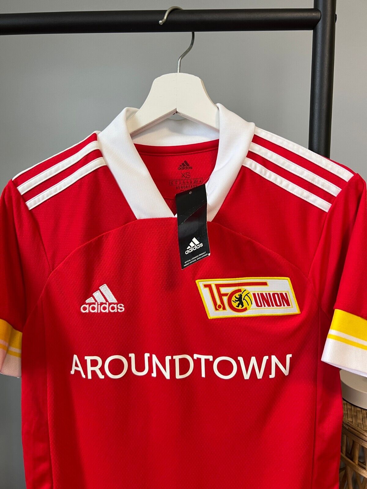 1. FC Union Berlin Jersey 20/21 Home Soccer Football Shirt Adidas Mens Size XS
