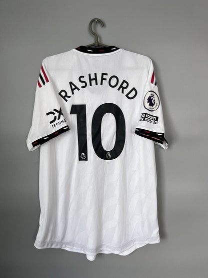 Rashford Manchester United Jersey 22/23 Away Mens Soccer Shirt Adidas Size XL