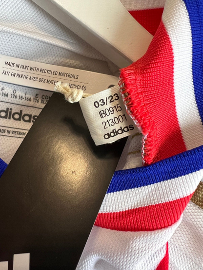 Olympique Lyonnais 23/24 Home Jersey Soccer Football Shirt Adidas Boys Size XL