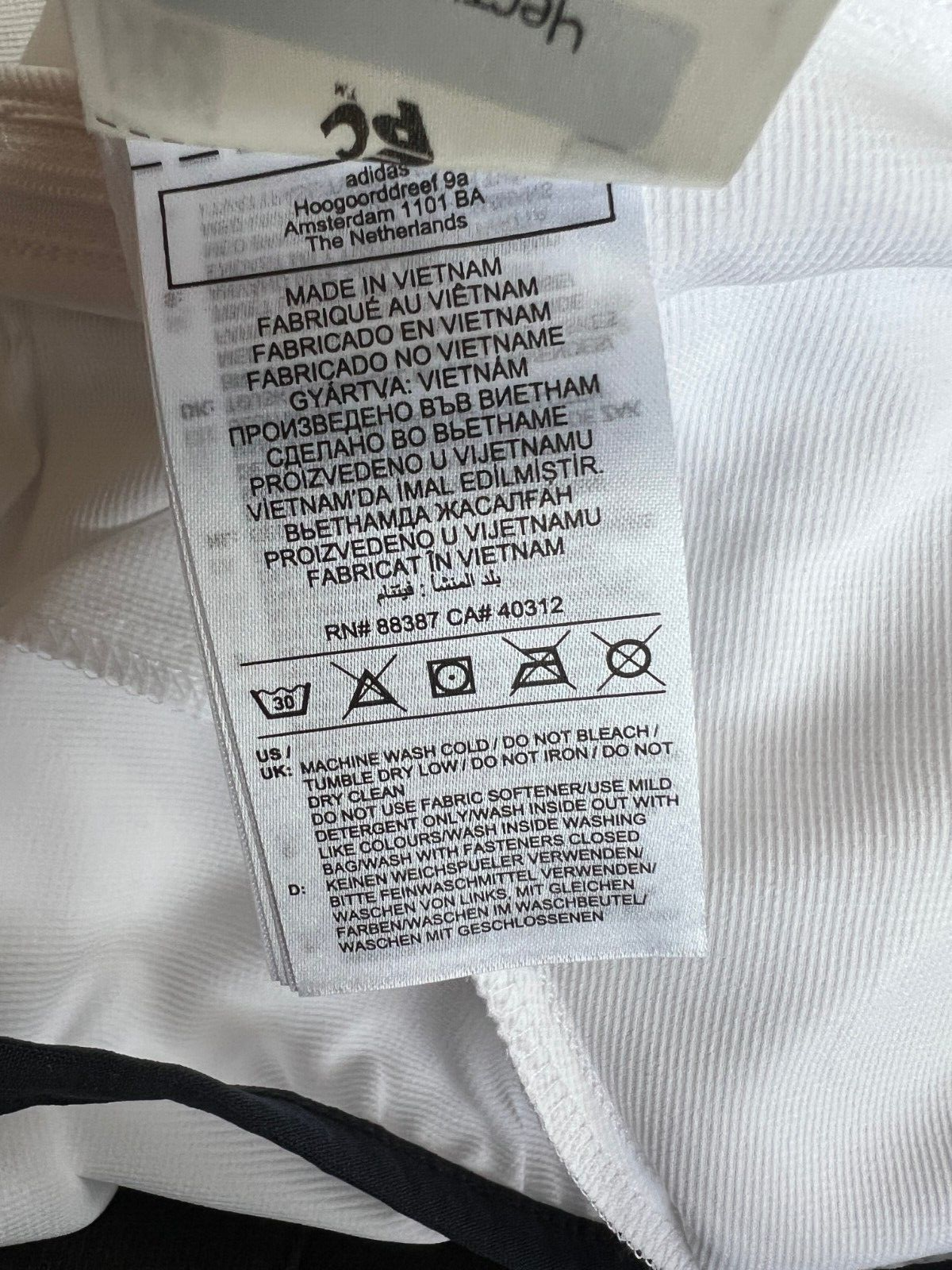 Real Madrid Teamgeist Jacket 2006x2021 White Soccer Adidas HA2537 Mens Size M