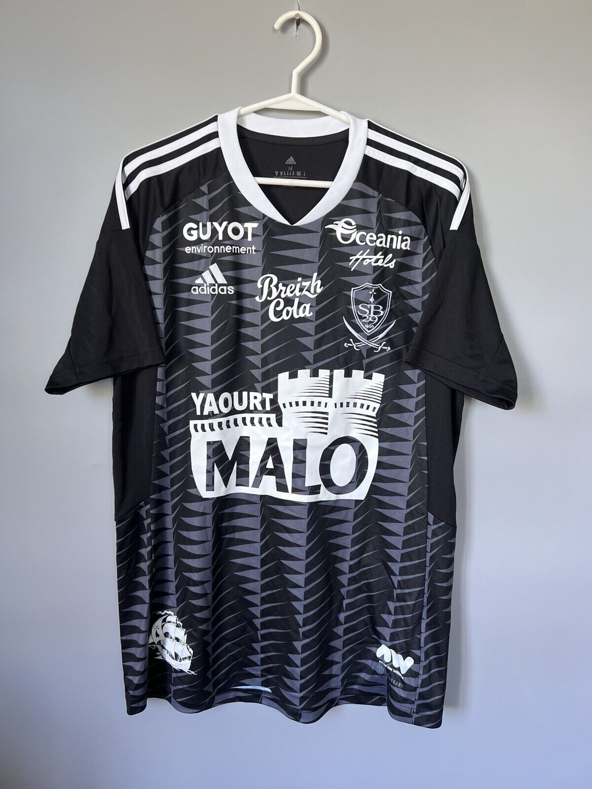 Stade Brestois Brest 29 Jersey 22/23 Third Soccer Shirt Medium Mens Adidas
