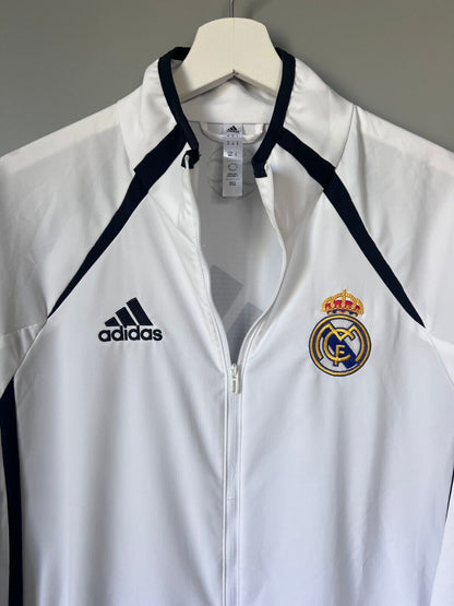 Real Madrid Jacket Teamgeist 2006x2021 White Soccer Adidas HA2537 Mens Size M