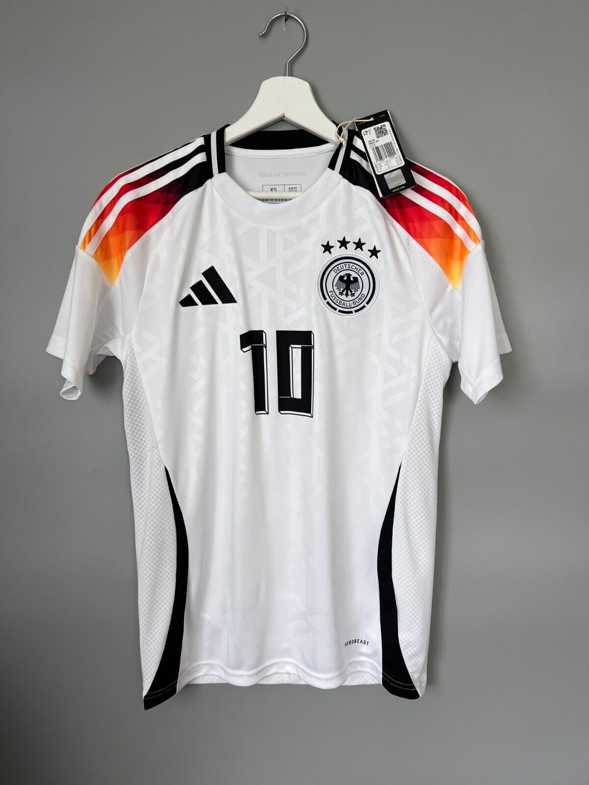 Musiala Germany Jersey 2024 Home Soccer Football Shirt Adidas IP8139 Men Size XS