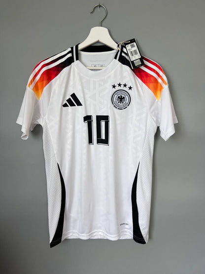 Musiala Germany Jersey 2024 Home Soccer Football Shirt Adidas IP8139 Men Size XS