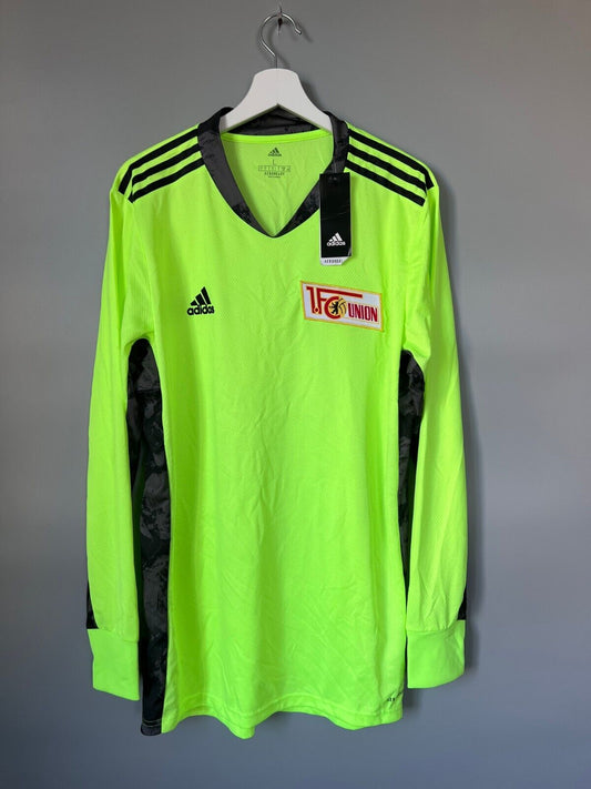 1. FC Union Berlin Jersey 20/21 Goalkeeper Soccer Shirt Adidas Mens Size L
