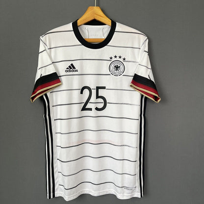 MULLER GERMANY JERSEY 2021 HOME MEDIUM MENS FOOTBALL SOCCER SHIRT ADIDAS EH6105