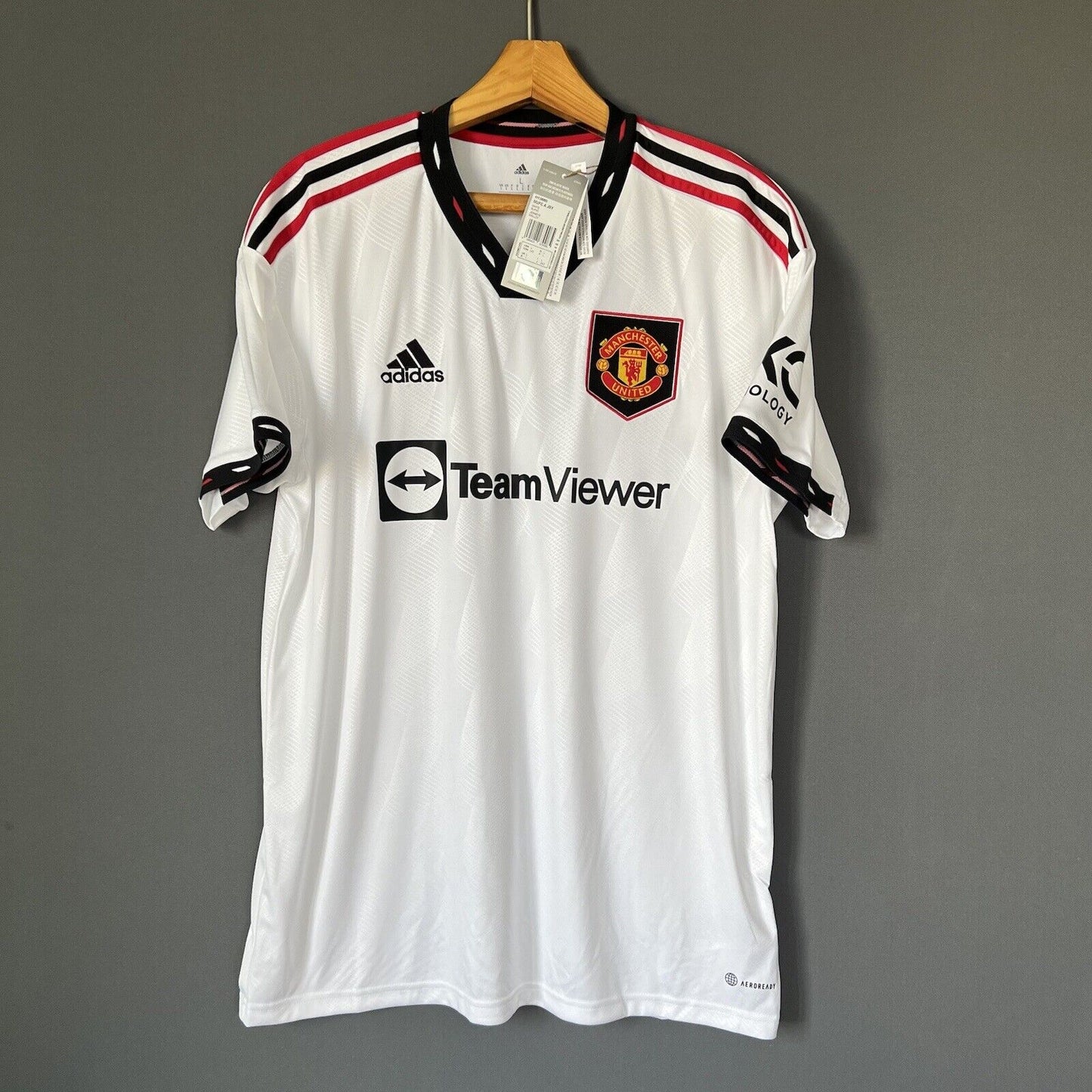 Martial Manchester United Jersey 2022/23 Away Adidas H13880 Football Shirt Large