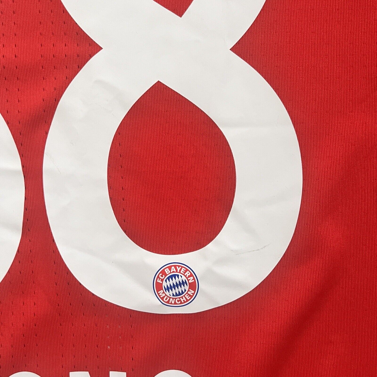 Bayern Munich Jersey 2017/18 Home Match Worn Mens Size 7 Football Shirt Adidas
