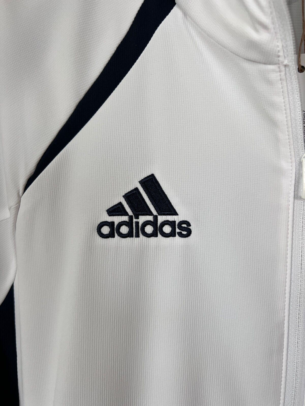 Real Madrid Teamgeist Jacket 2006x2021 White Soccer Adidas HA2537 Mens Size M
