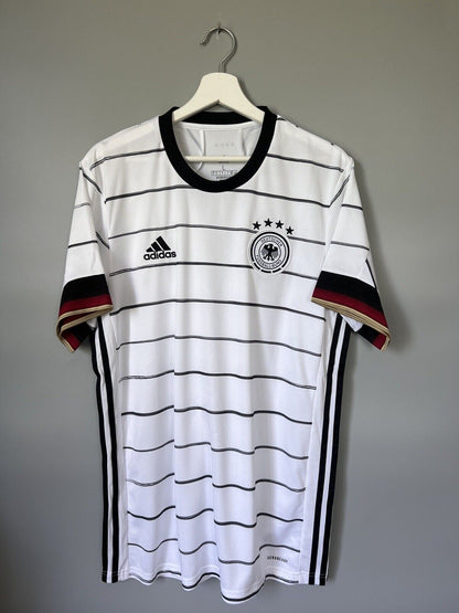 Germany Jersey 2020 Home Soccer Football Shirt Adidas DFB EH6105 Mens Size L