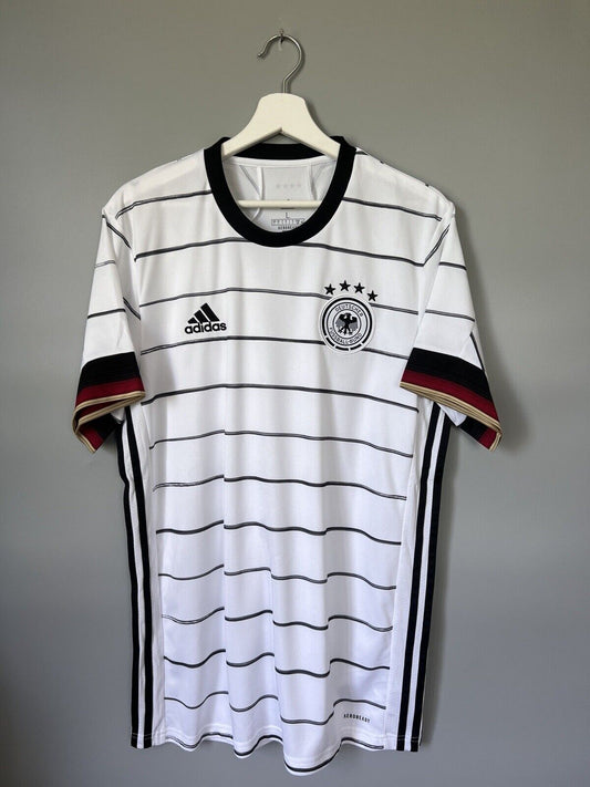 Germany Jersey 2020 Home Soccer Football Shirt Adidas DFB EH6105 Mens Size L